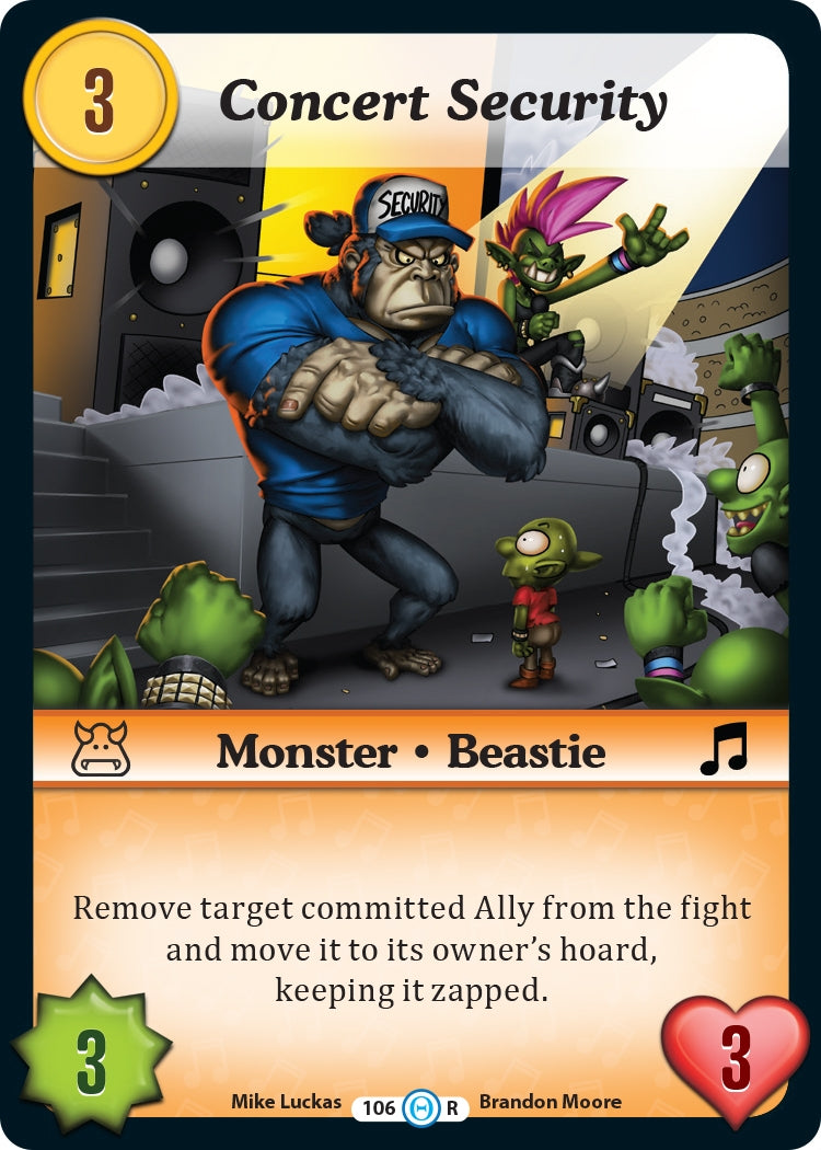 Concert Security (106) [DOB] - Munchkin CCG Single