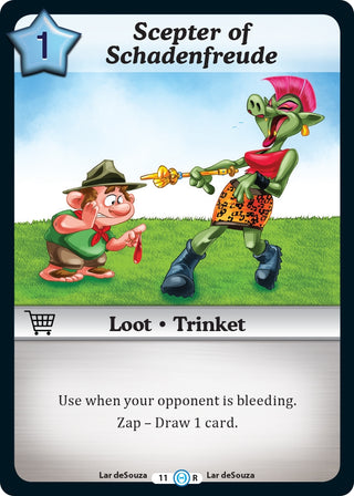 Scepter of Schadenfreude (11) [DOB] - Munchkin CCG Single
