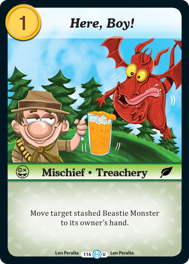 Here Boy! (116) [DOB] - Munchkin CCG Single