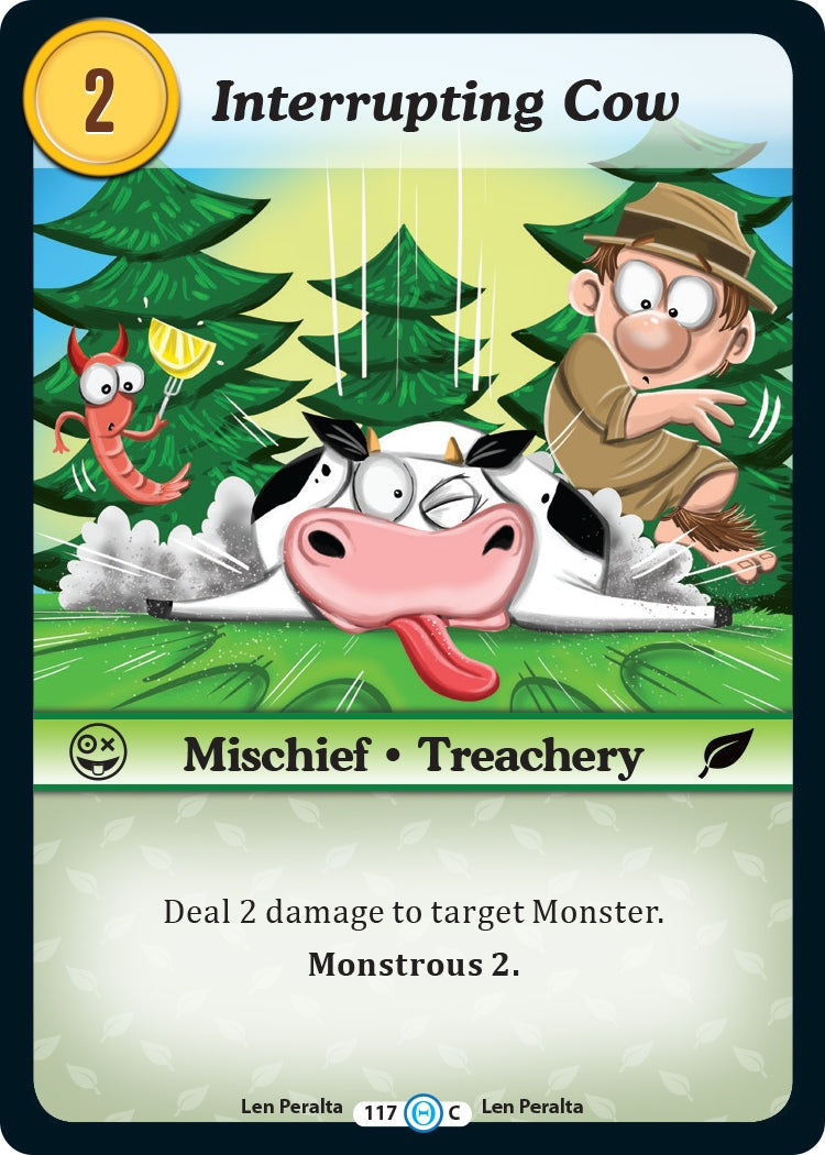 Interrupting Cow (117) [DOB] - Munchkin CCG Single