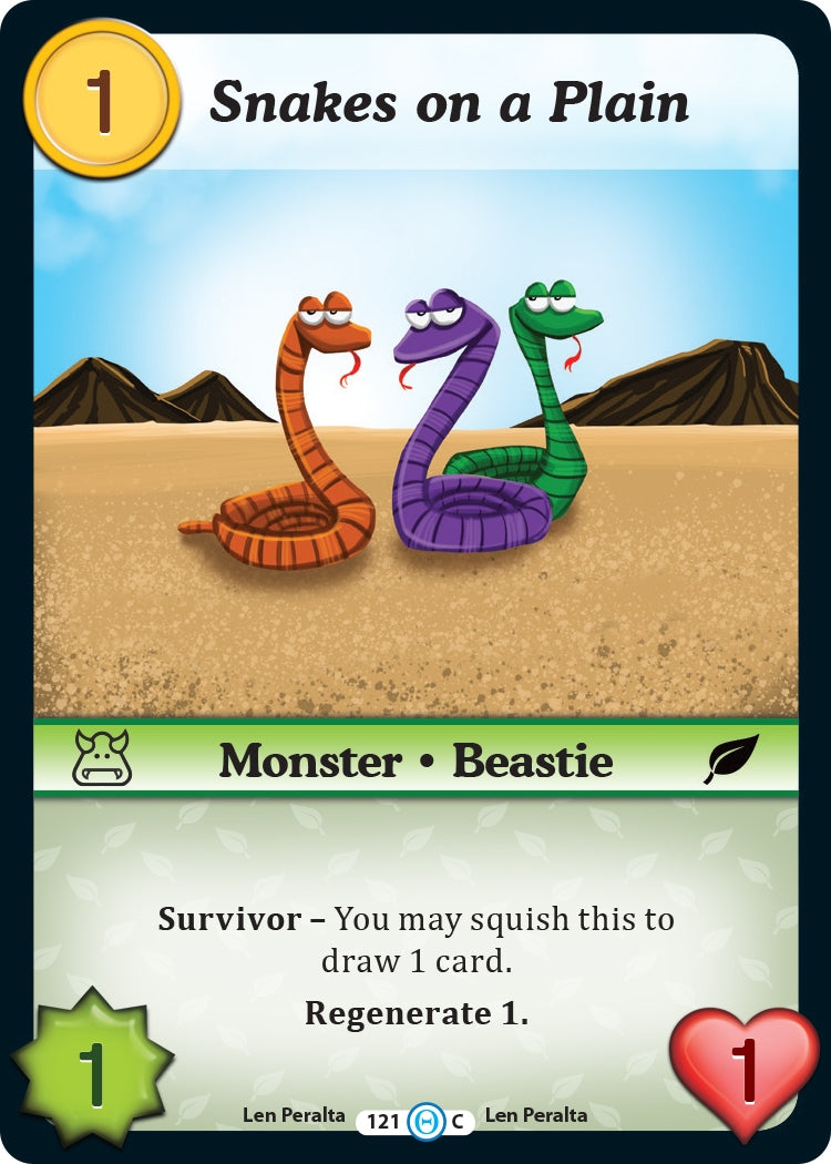 Snakes on a Plain (121) [DOB] - Munchkin CCG Single
