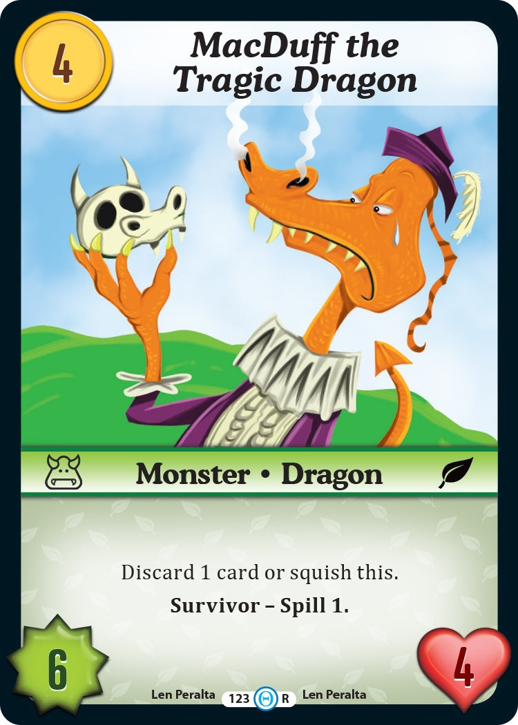 MacDuff The Tragic Dragon (123) [DOB] - Munchkin CCG Single