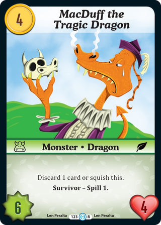 MacDuff The Tragic Dragon (123) [DOB] - Munchkin CCG Single