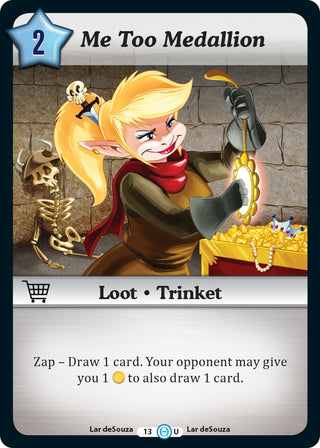 Me Too Medallion (13) [DOB] - Munchkin CCG Single