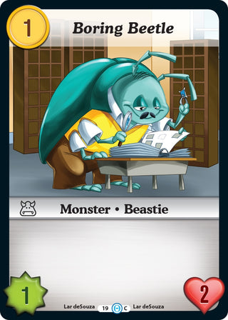 Boring Beetle (19) [DOB] - Munchkin CCG Single