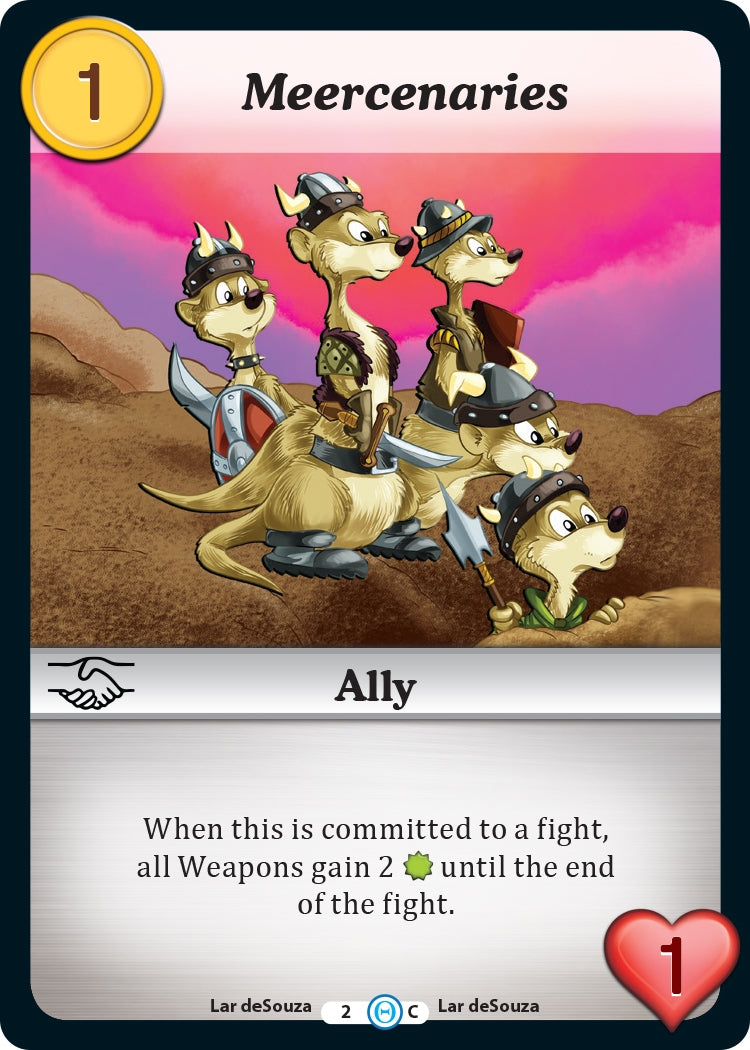 Meercenaries (2) [DOB] - Munchkin CCG Single