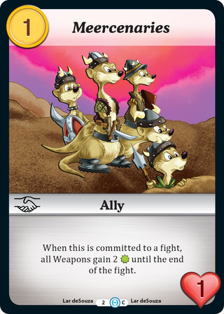 Meercenaries (2) [DOB] - Munchkin CCG Single