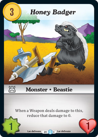 Honey Badger (24) [DOB] - Munchkin CCG Single