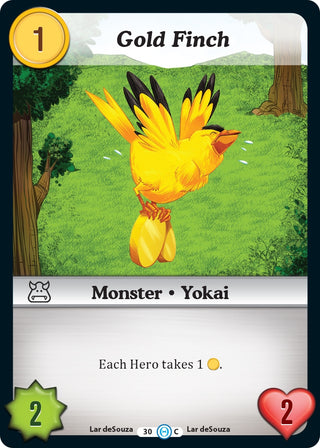 Gold Finch (30) [DOB] - Munchkin CCG Single