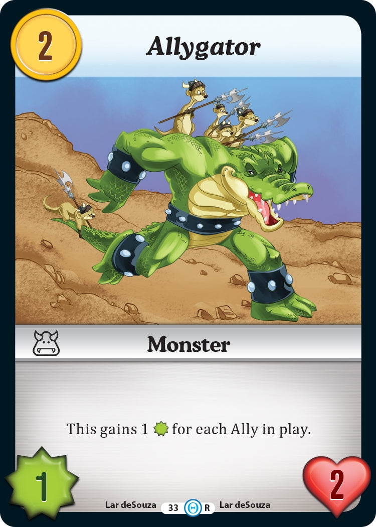 Allygator (33) [DOB] - Munchkin CCG Single