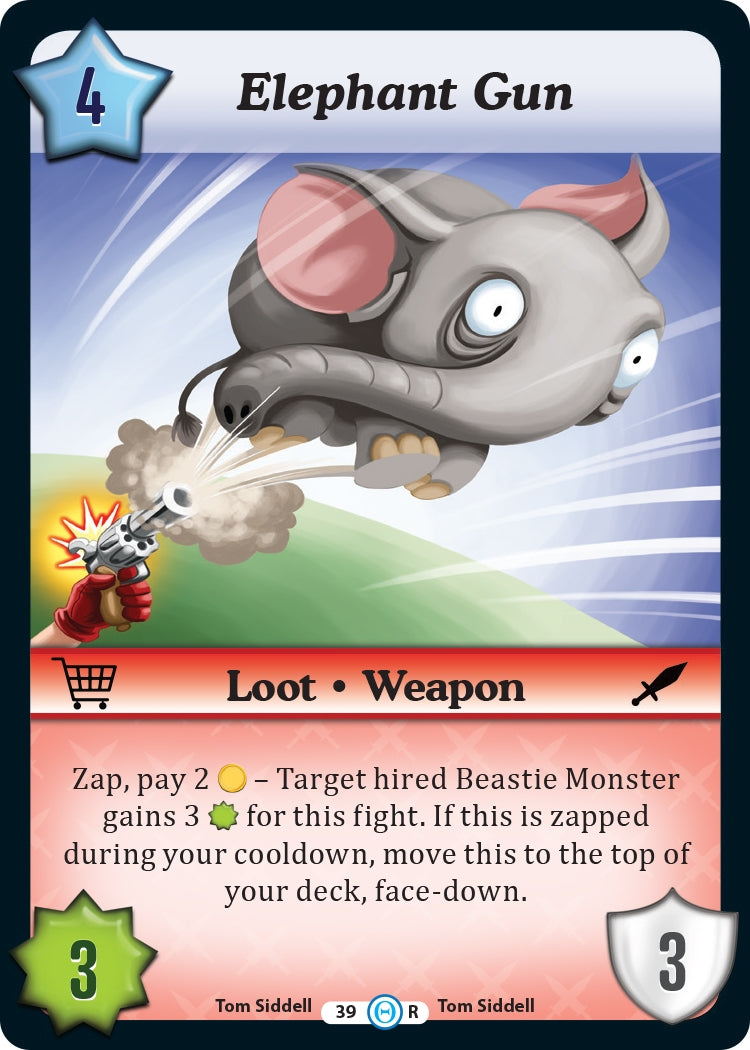 Elephant Gun (39) [DOB] - Munchkin CCG Single