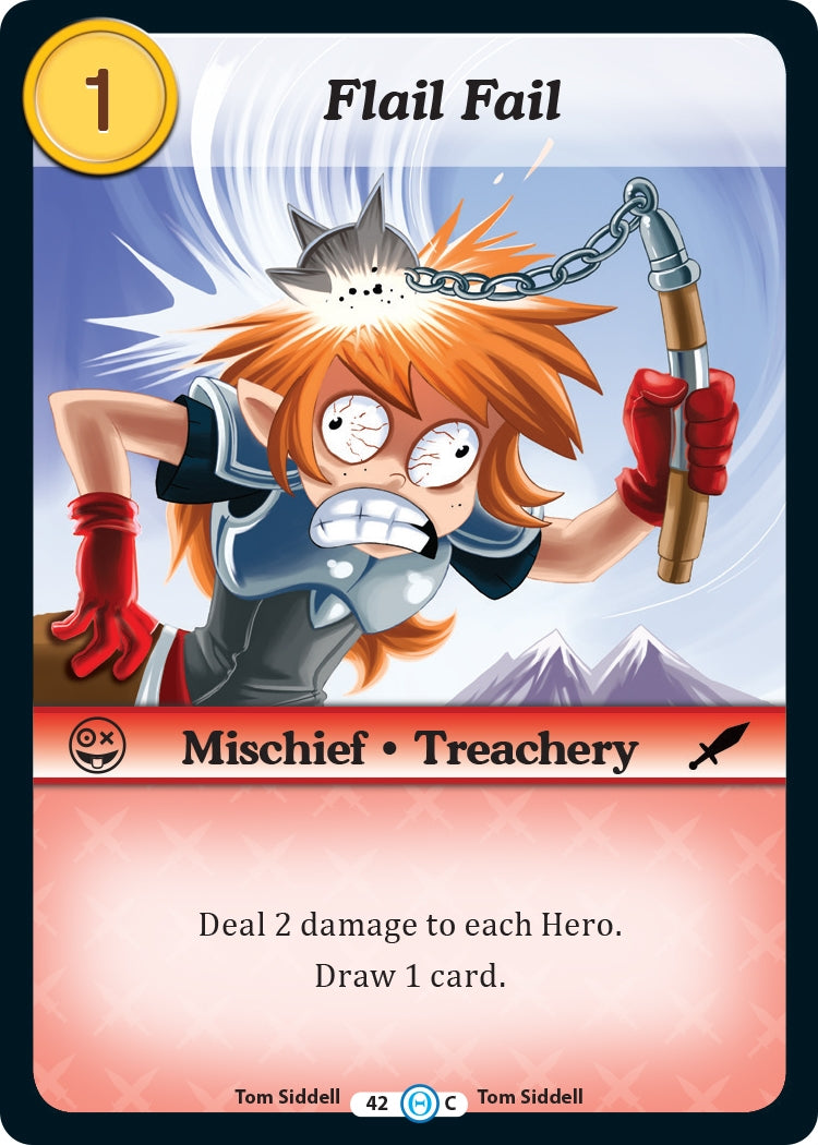 Flail Fail (42) [DOB] - Munchkin CCG Single