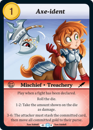 Axe-ident (43) [DOB] - Munchkin CCG Single