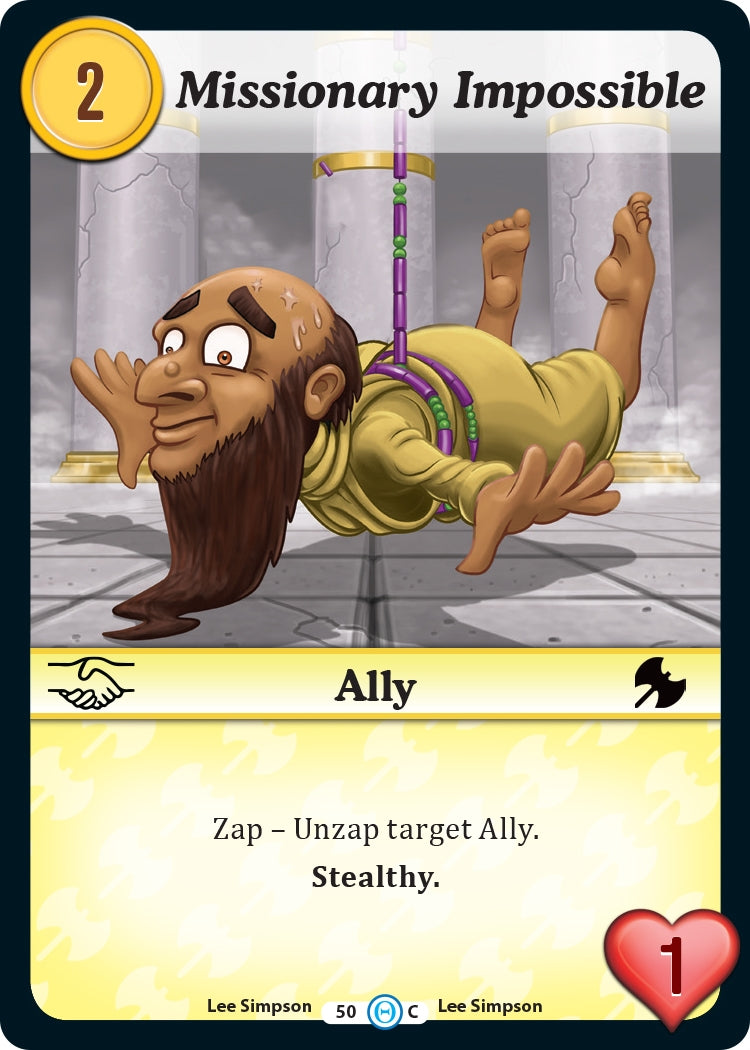 Missionary Impossible (50) [DOB] - Munchkin CCG Single