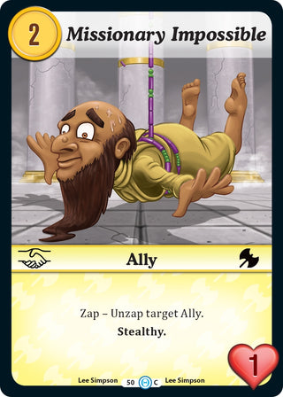 Missionary Impossible (50) [DOB] - Munchkin CCG Single