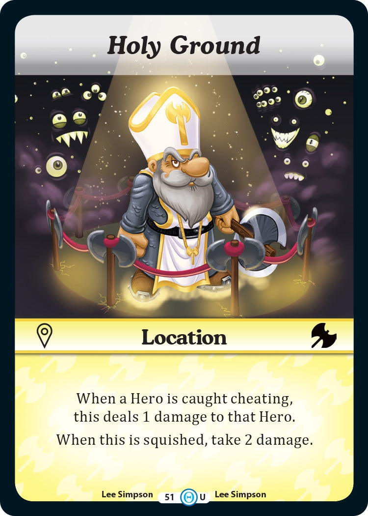 Holy Ground (51) [DOB] - Munchkin CCG Single