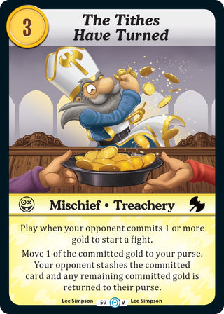 The Tithes Have Turned (59) [DOB] - Munchkin CCG Single