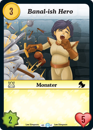 Banal-ish Hero (63) [DOB] - Munchkin CCG Single