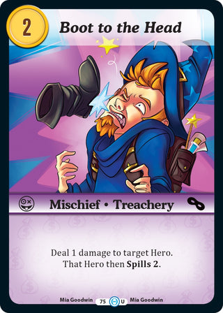 Boot to the Head (75) [DOB] - Munchkin CCG Single