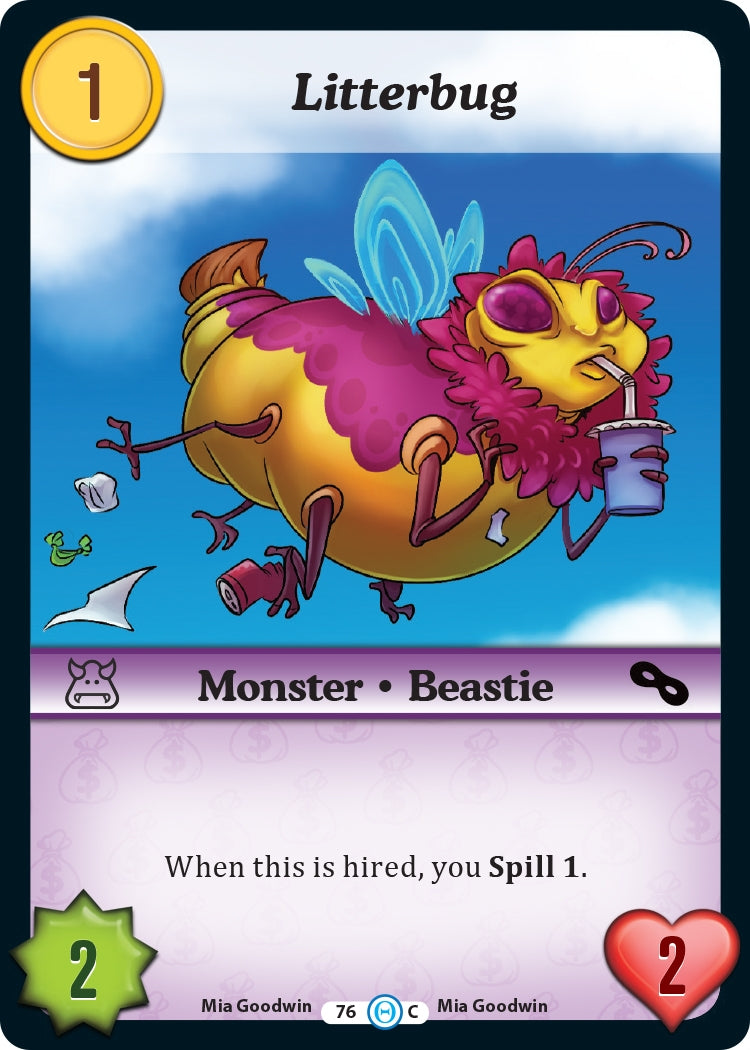 Litterbug (76) [DOB] - Munchkin CCG Single