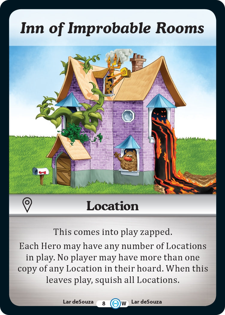 Inn of Improbable Rooms (8) [DOB] - Munchkin CCG Single