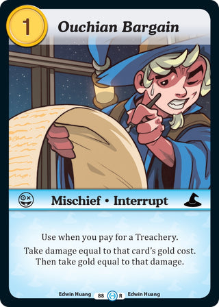Ouchian Bargain (88) [DOB] - Munchkin CCG Single