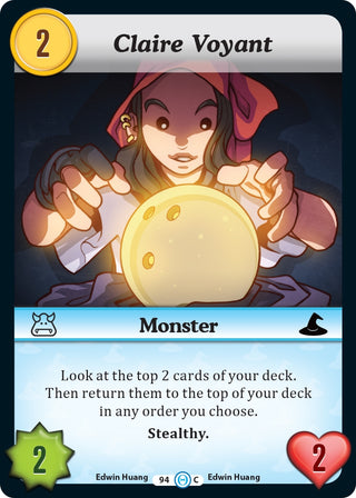Claire Voyant (94) [DOB] - Munchkin CCG Single