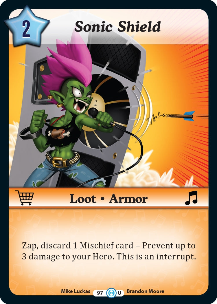 Sonic Shield (97) [DOB] - Munchkin CCG Single