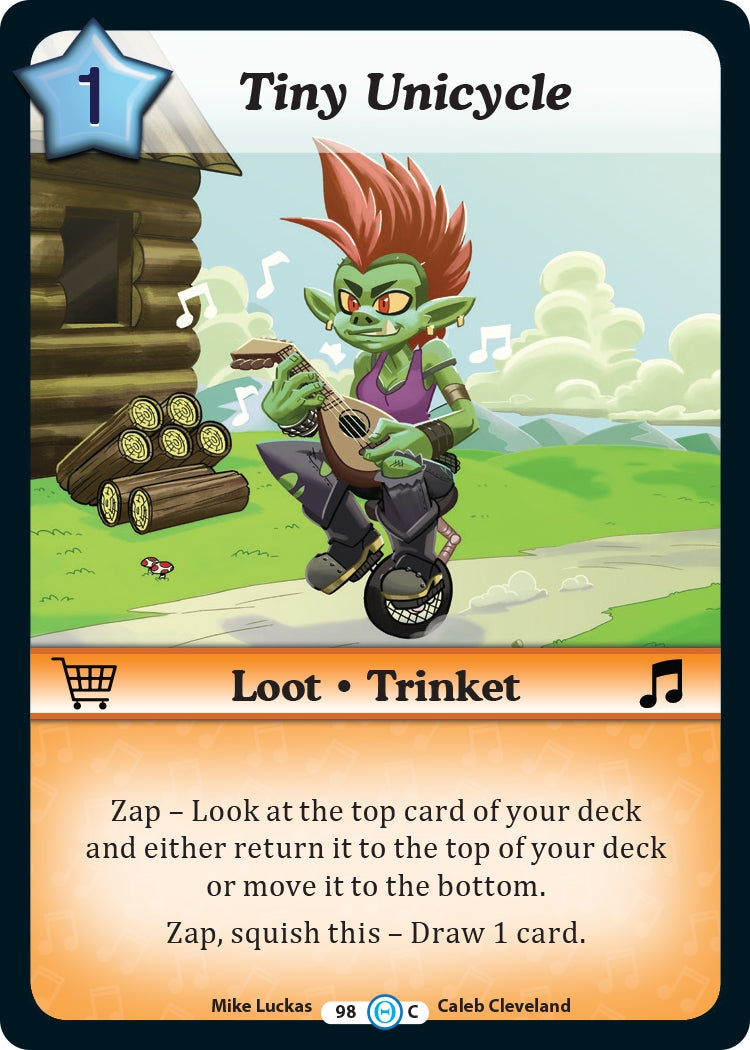 Tiny Unicycle (98) [DOB] - Munchkin CCG Single