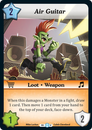 Air Guitar (99) [DOB] - Munchkin CCG Single