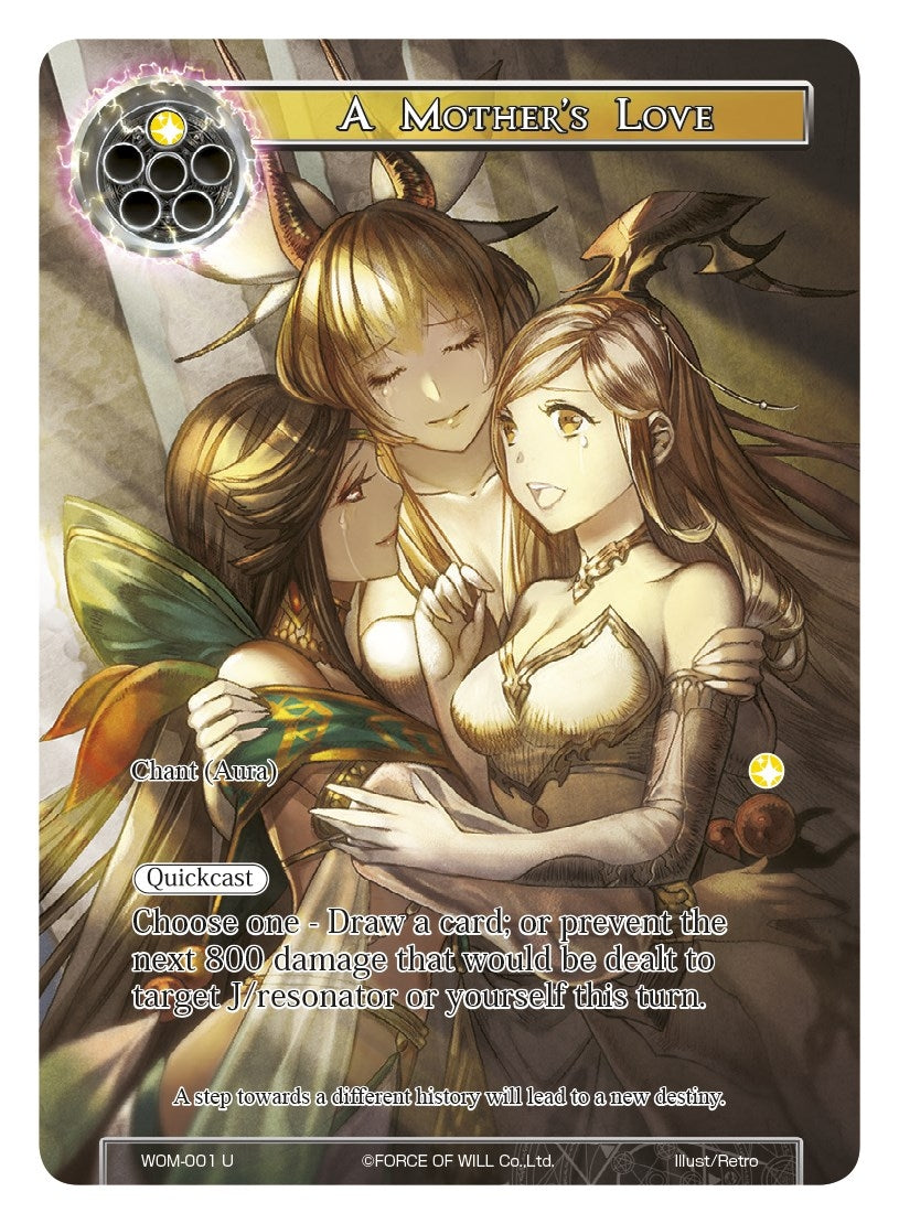 A Mother’s Love (Full Art) (1) [WOM] - Force of Will Single