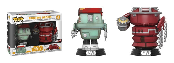 Solo: Fighting Droids 2-Pack (Bobble-Heads) (GameStop Exclusive) [POP!] - Funko Sealed