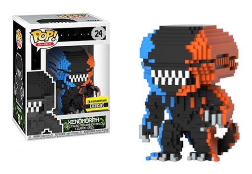 Alien: Xenomorph (8-Bit) (Neon) (Entertainment Earth Exlcusive) (24) [POP!] - Funko Sealed
