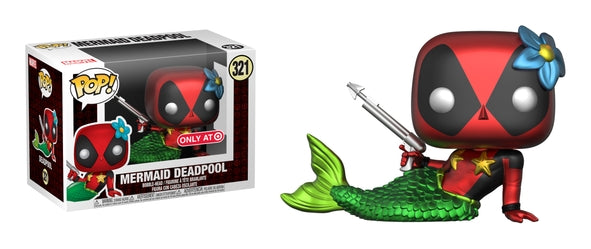 Mermaid Deadpool (Metallic) (Bobble-Head) (Target Exclusive) (321) [POP!] - Funko Sealed
