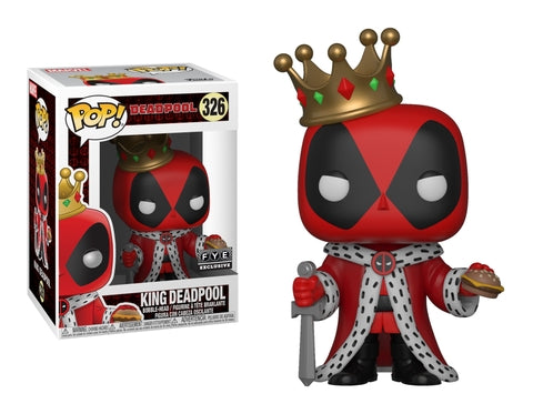 King Deadpool (Bobble-Head) (FYE Exclusive) (326) [POP!] - Funko Sealed