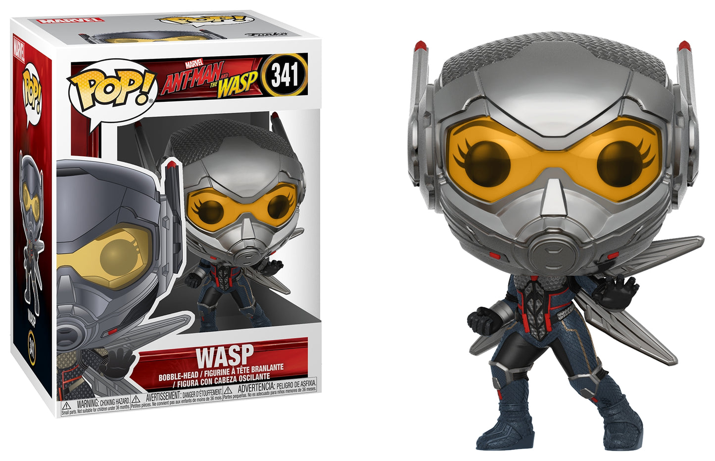 Ant-Man and The Wasp: Wasp (Bobble-Head) (341) [POP!] - Funko Sealed