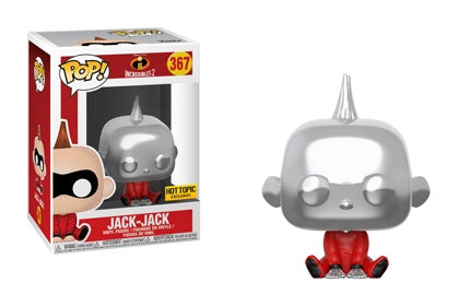 Incredibles 2: Jack-Jack (Chrome) (Hot Topic Exclusive) (367) [POP!] - Funko Sealed