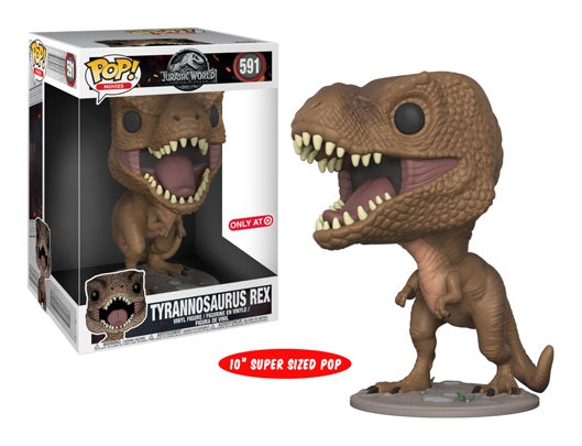 Jurassic World 2: Tyrannosaurus Rex Super Sized 10’’ (Target Exclusive) (591) [POP!] - Funko Sealed