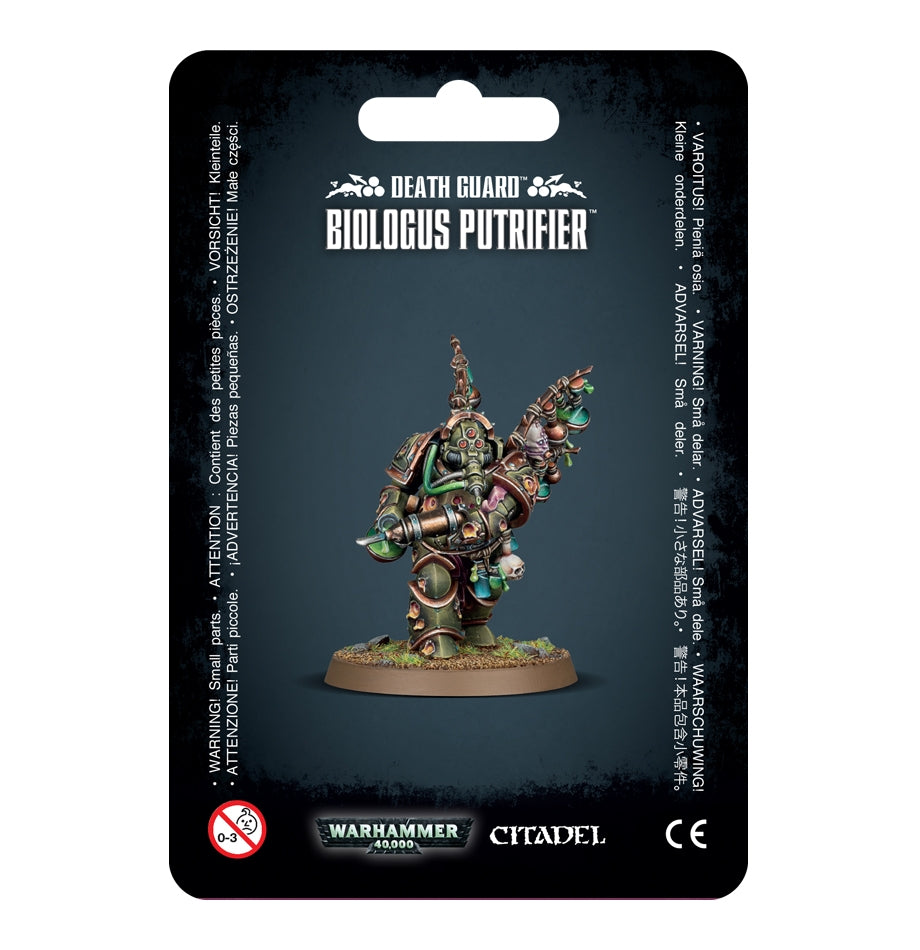 Warhammer: 40K - Death Guard Biologus Putrifier [CLMP] - Warhammer Clampacks Sealed