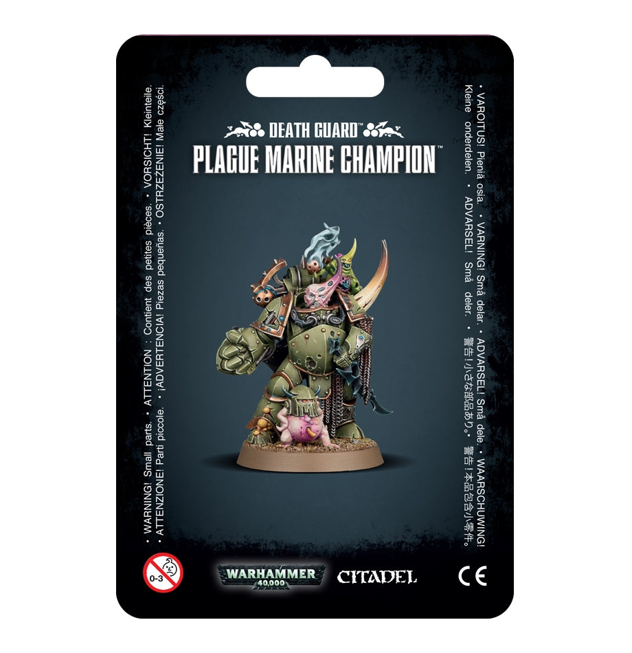 Warhammer: 40K - Death Guard Plague Marine Champion [CLMP] - Warhammer Clampacks Sealed