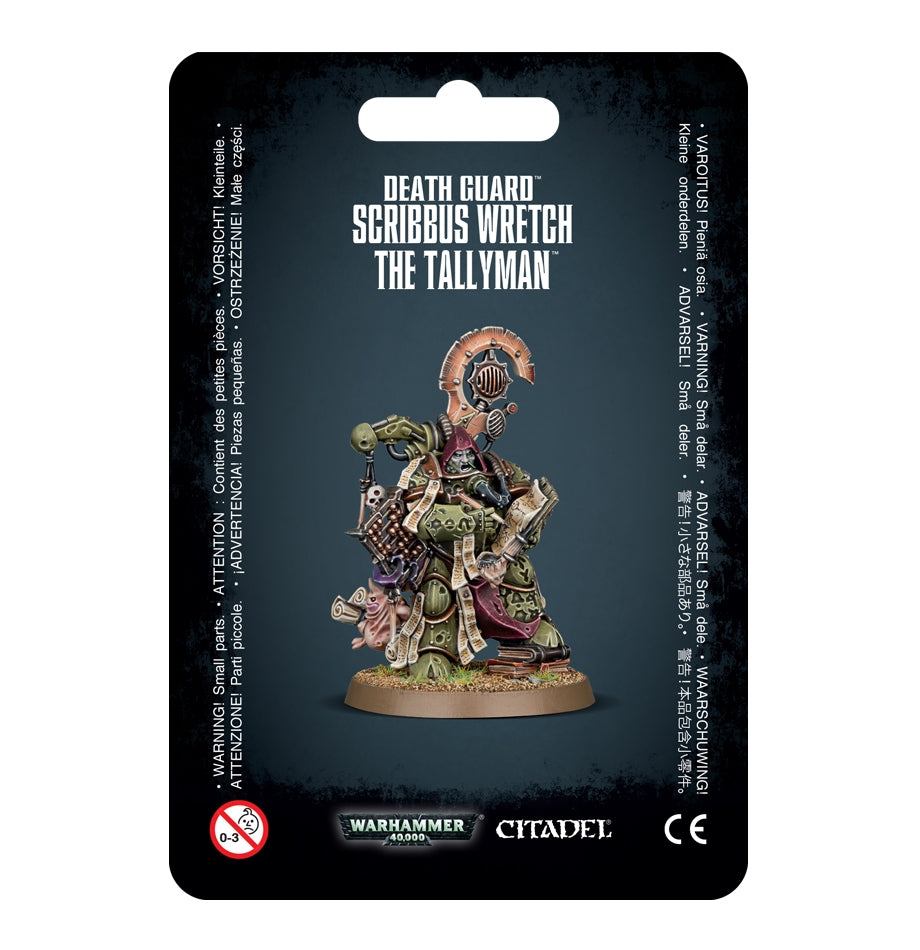 Warhammer: 40K - Death Guard Scribbus Wretch The Tallyman [CLMP] - Warhammer Clampacks Sealed