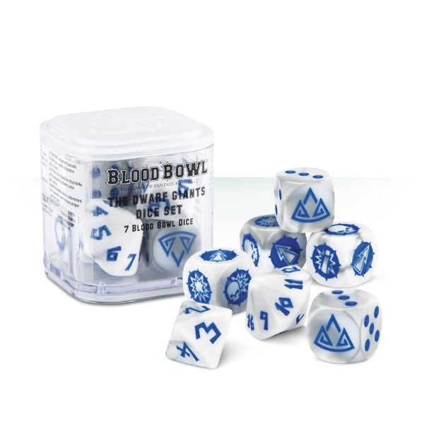 Blood Bowl: The Dwarf Giants Dice Set (7-Pack) [ACCS] - Warhammer Game Accessories Sealed