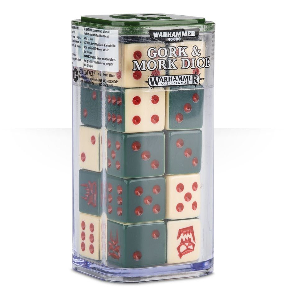 Warhammer: 40K - Gork And Mork Dice (20-Pack) [ACCS] - Warhammer Game Accessories Sealed