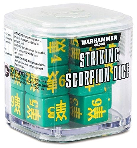 Warhammer: 40K - Striking Scorpion Dice (20-Pack) [ACCS] - Warhammer Game Accessories Sealed