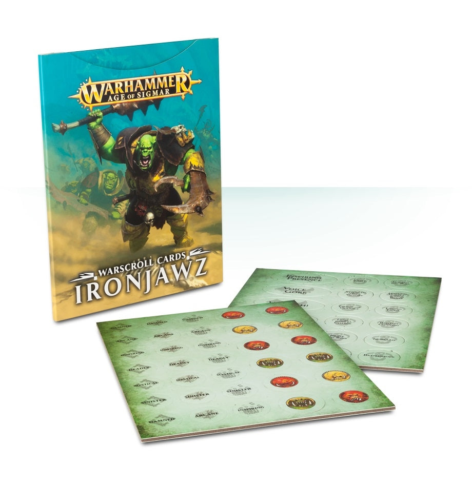 Warhammer: Age of Sigmar - Warscroll Cards: Ironjawz [ACCS] - Warhammer Game Accessories Sealed