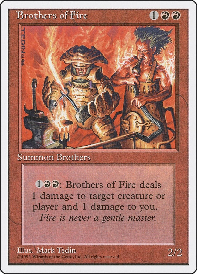 Brothers of Fire [4ED] - MTG Single