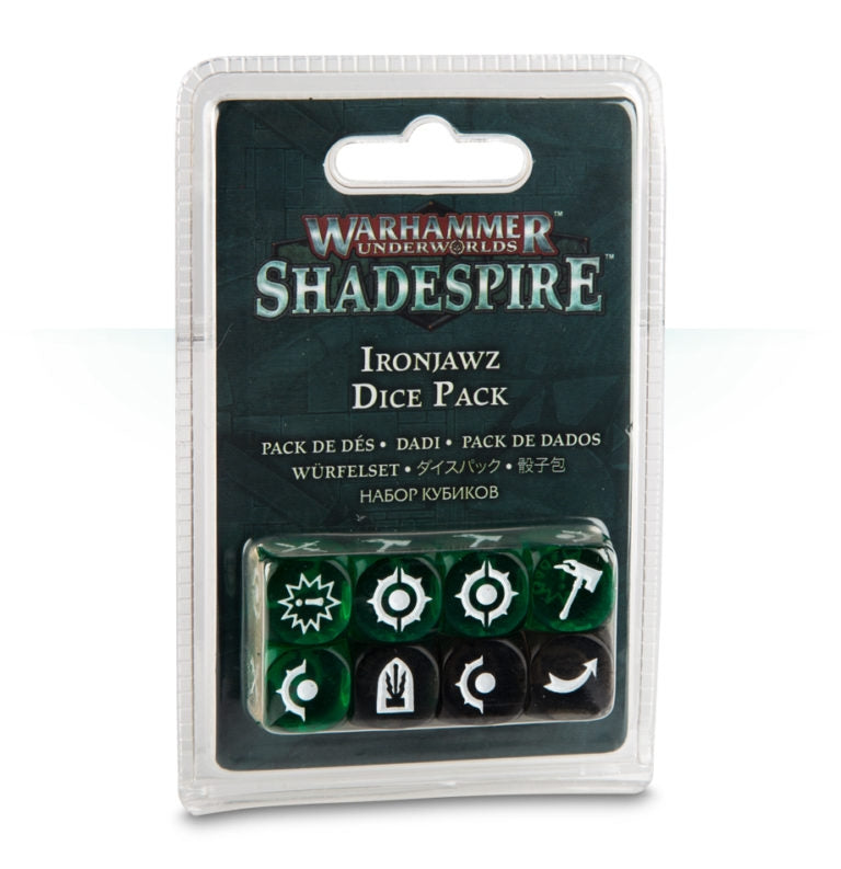 Warhammer: Underworlds - Ironjawz Dice Pack (8-Pack) [ACCS] - Warhammer Game Accessories Sealed