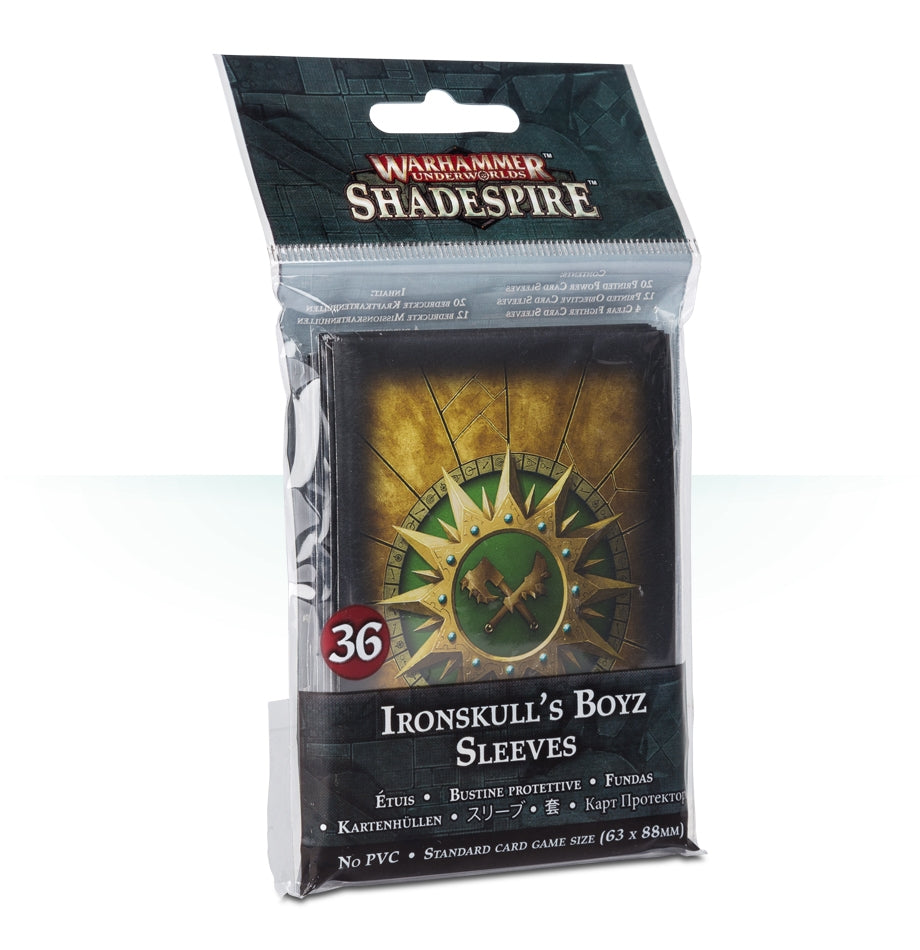 Warhammer: Underworlds - Ironskull’s Boyz Sleeves (36-Pack) [ACCS] - Warhammer Game Accessories Sealed