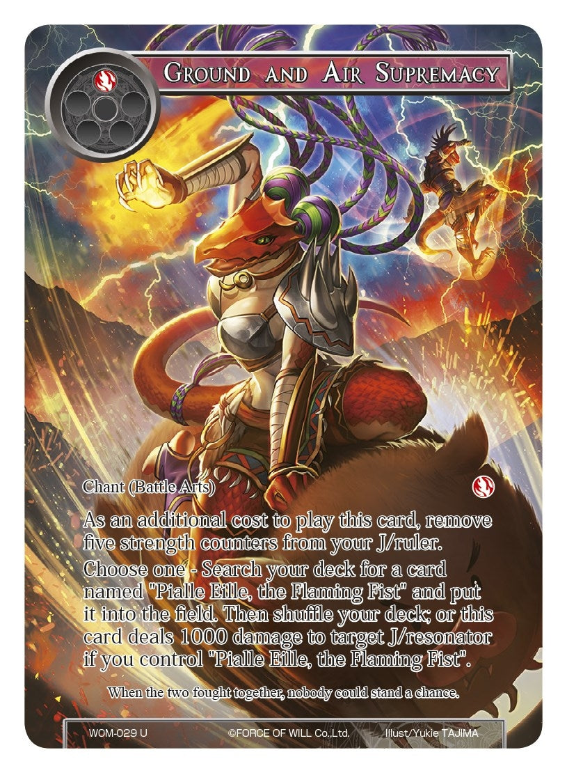 Ground and Air Supremacy (Full Art) (29) [WOM] - Force of Will Single