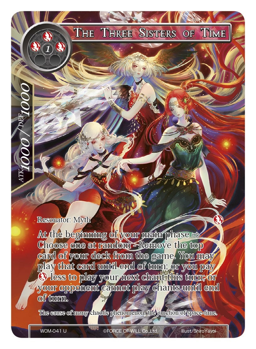 The Three Sisters of Time (Full Art) (41) [WOM] - Force of Will Single